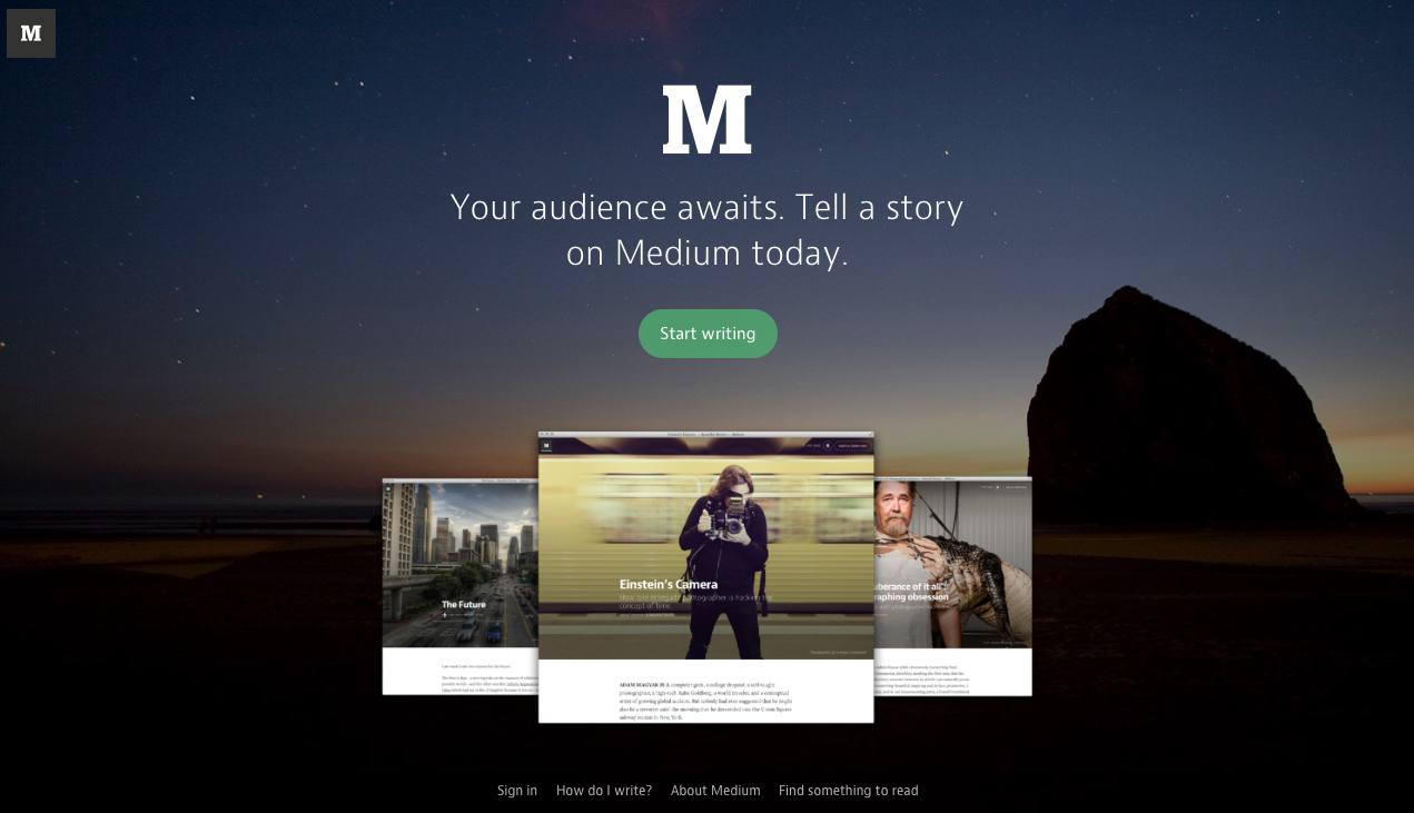 Medium - blogging site